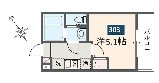 ＭＥＬＤＩＡ保土ヶ谷Ⅱの間取り