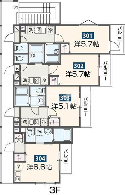 ＭＥＬＤＩＡ保土ヶ谷Ⅱの間取り