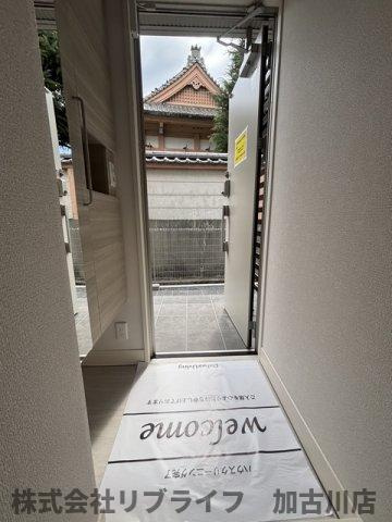 グランクレール西二見の玄関