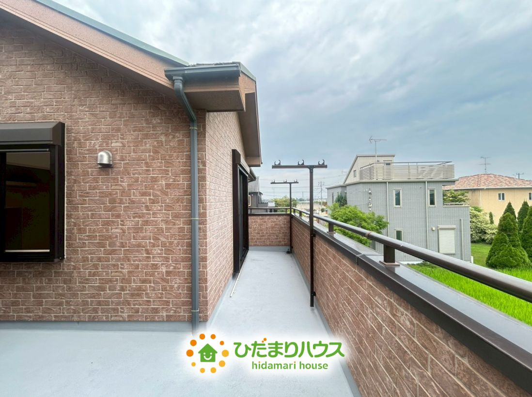 加須市水深　中古一戸建てのバルコニー