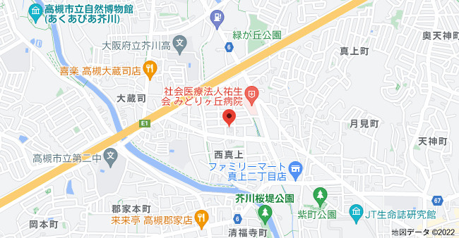 ブリーザ秋月の地図