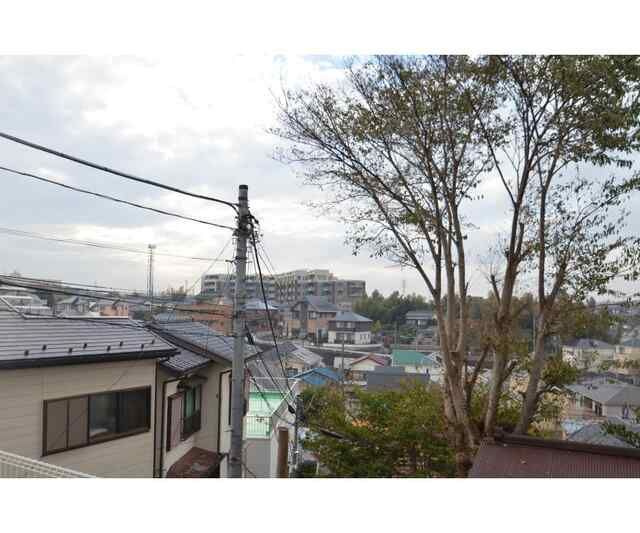 横浜市旭区さちが丘のアパートの展望