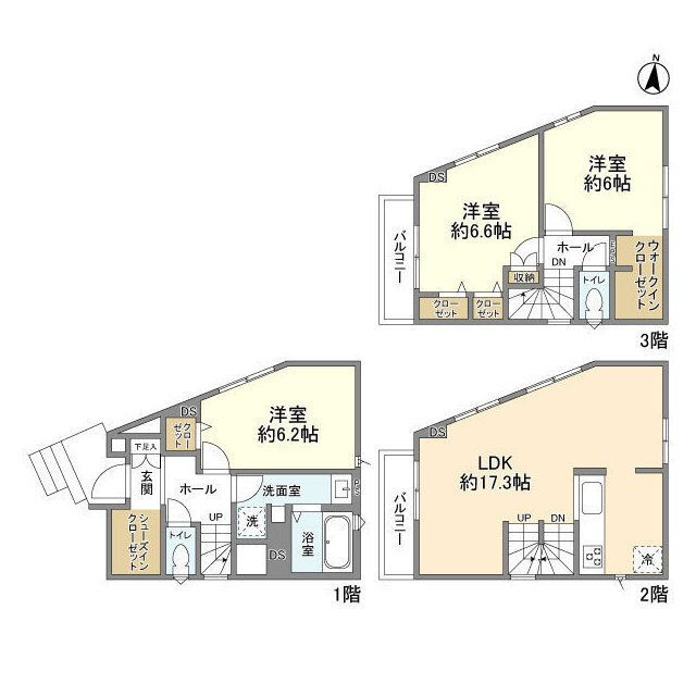 Ｋｏｌｅｔ小平栄町の間取り