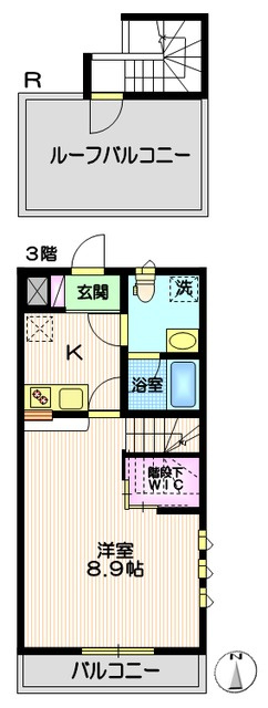 ボナ　ヴィータ鷹番の間取り|★角部屋２面採光★