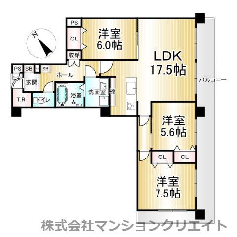 ロアール高木の間取り|現況と間取図が異なる場合は現況を優先とします。