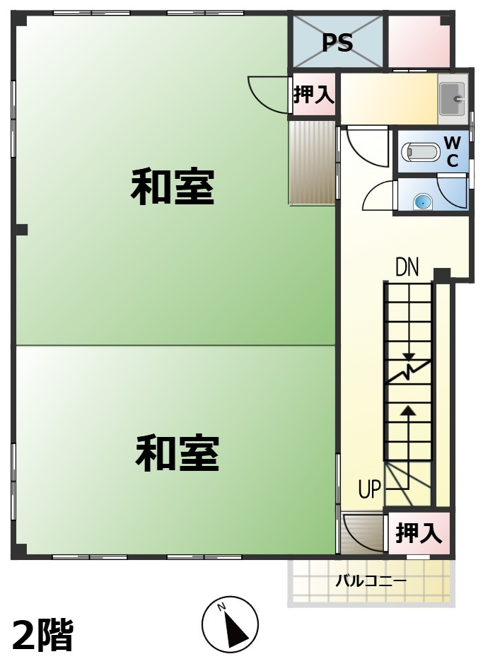 高島市今津町中沼1丁目中古店舗の間取り|2F