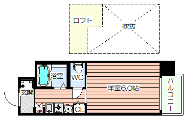【間取り】 | エステムコート大阪・中之島南