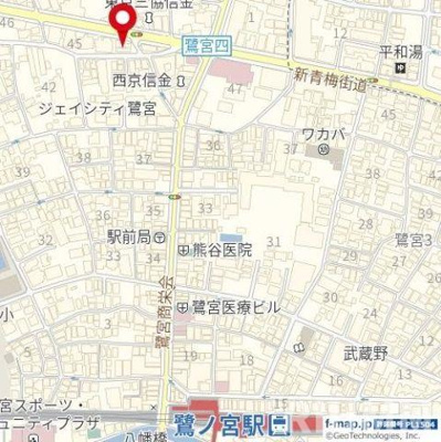 【地図】 | ルーブル鷺宮弐番館