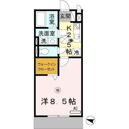 メゾン・ド・モンテノールの間取り