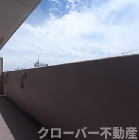 アルファスマート丸亀城西のバルコニー