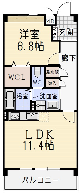 コースマスＹ．Ｍの間取り