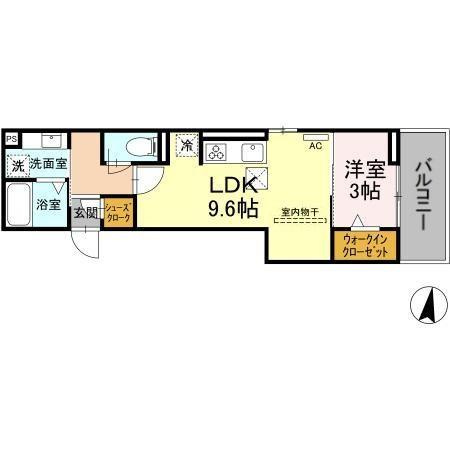 ベンティ　明治の間取り