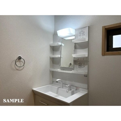 【洗面所】 | Grasse Bois | 建設中のため、イメージ画像