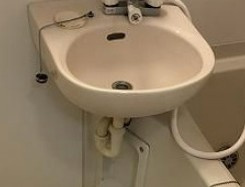 ブランジュールの洗面所