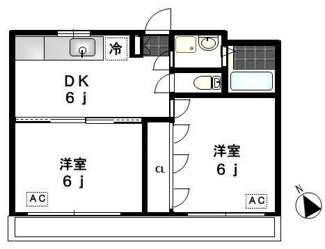 【間取り】 | シャルム田園Ⅱ