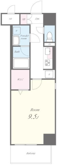リッツラピスの間取り