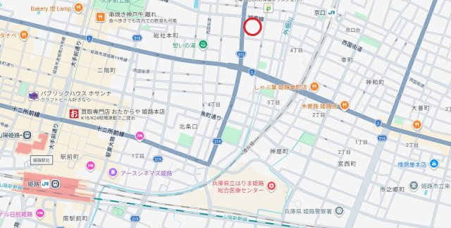エンブレイス姫路下寺町　　JR「京口駅」徒歩6分の地図