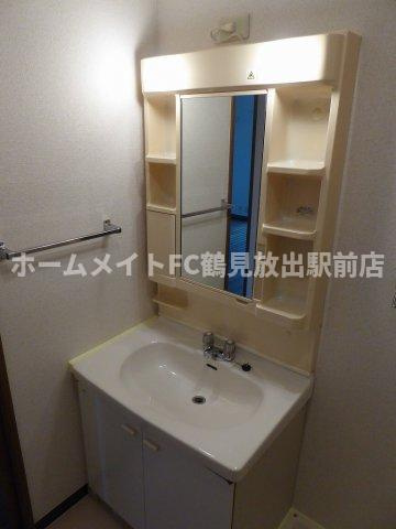 大阪市鶴見区焼野１丁目の賃貸マンションの独立洗面台
