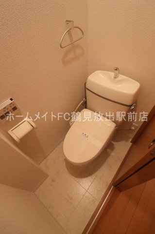東大阪市森河内西２丁目のアパートのトイレ