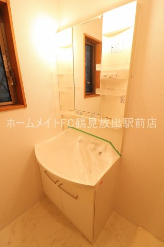 東大阪市森河内西２丁目のアパートの独立洗面台