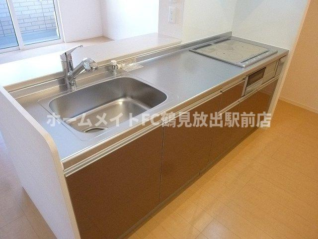 大阪市鶴見区茨田大宮４丁目のハイツのキッチン