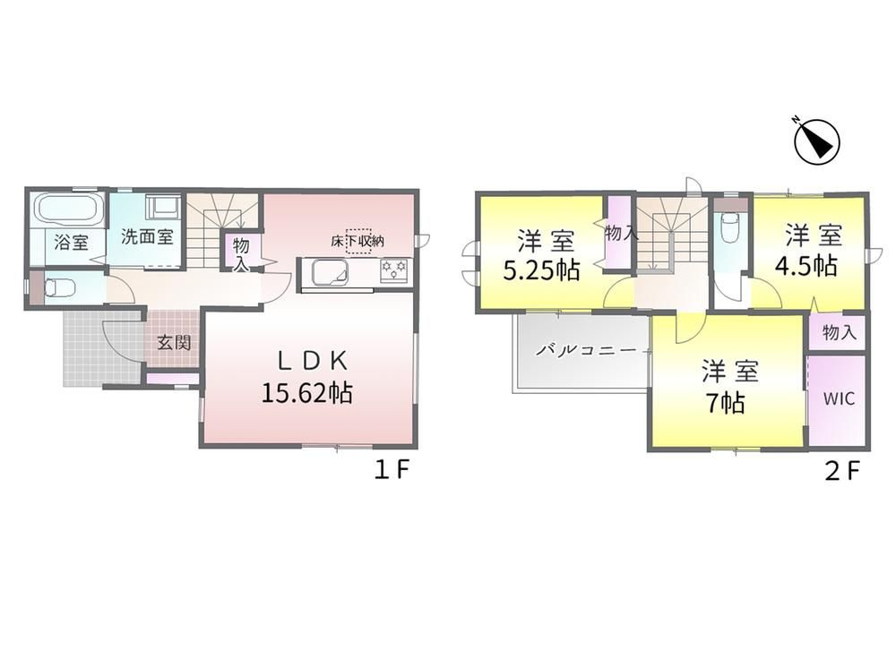 守山区緑ヶ丘 601番（全2棟）の間取り