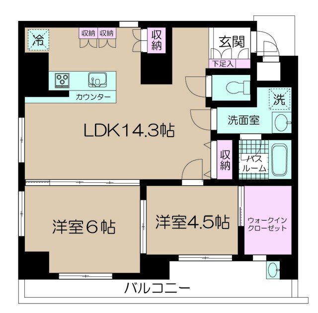 ラウレアビレッジ の間取り