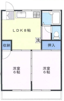 【間取り】 | コーポM