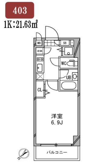 ドゥーエ浦安の間取り