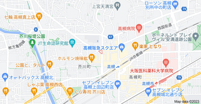 【地図】 | VIVRE高槻