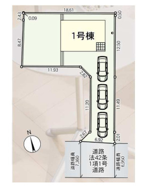 紫波町中島第7の区画図|※写真は完成イメージです。