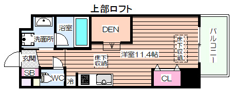 【間取り】 | ドルチェヴィータ新大阪