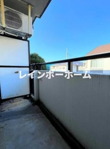 カレッジハイツASAKAIのバルコニー|※別部屋参考写真