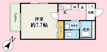 グレイスⅡの間取り