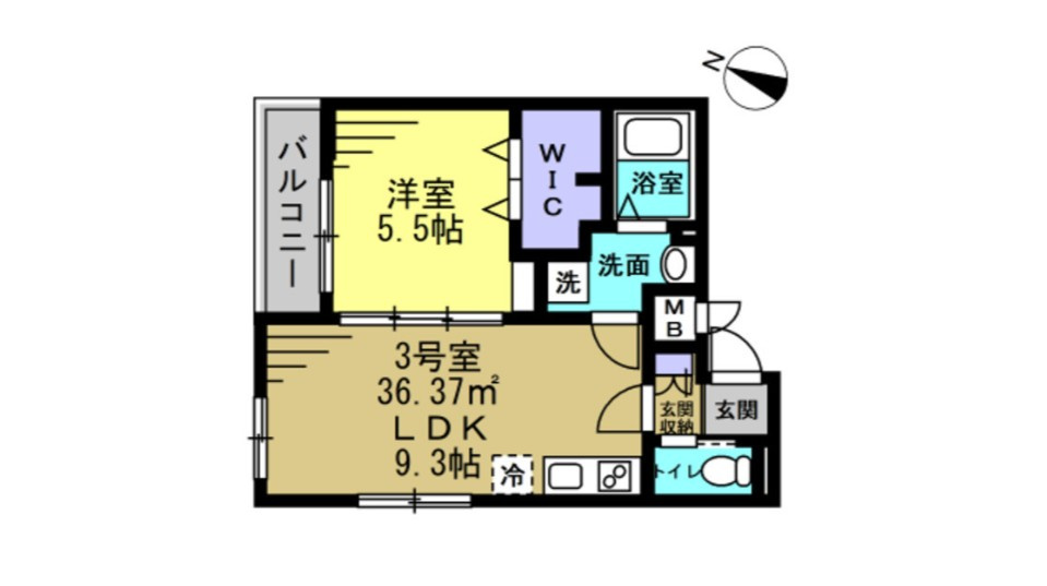 Moderatoの間取り