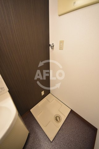 アムズメイプル扇町の洗面所|アムズメイプル扇町　洗濯機置き場