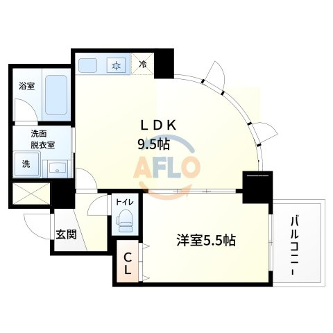 アルプス西梅田　大淀小学校区の間取り|アルプス西梅田　間取り