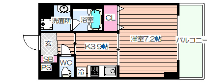 【間取り】 | ドルチェヴィータ新大阪