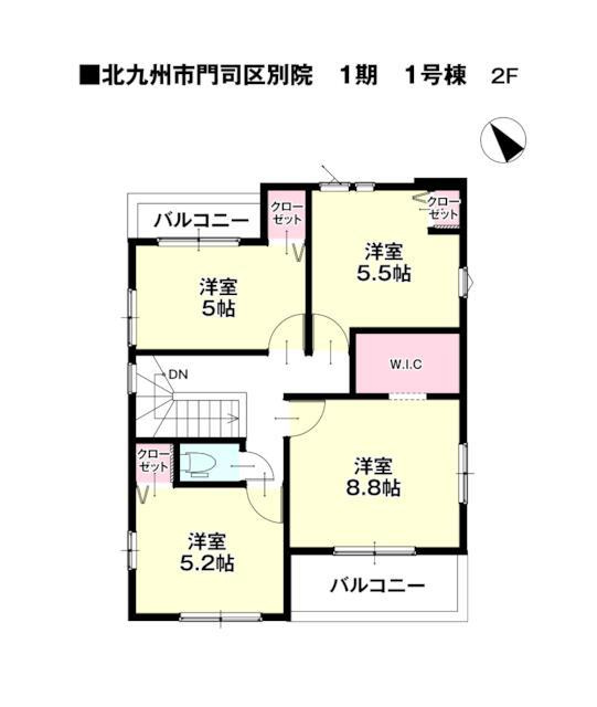 北九州市門司区別院の新築一戸建の間取り| 