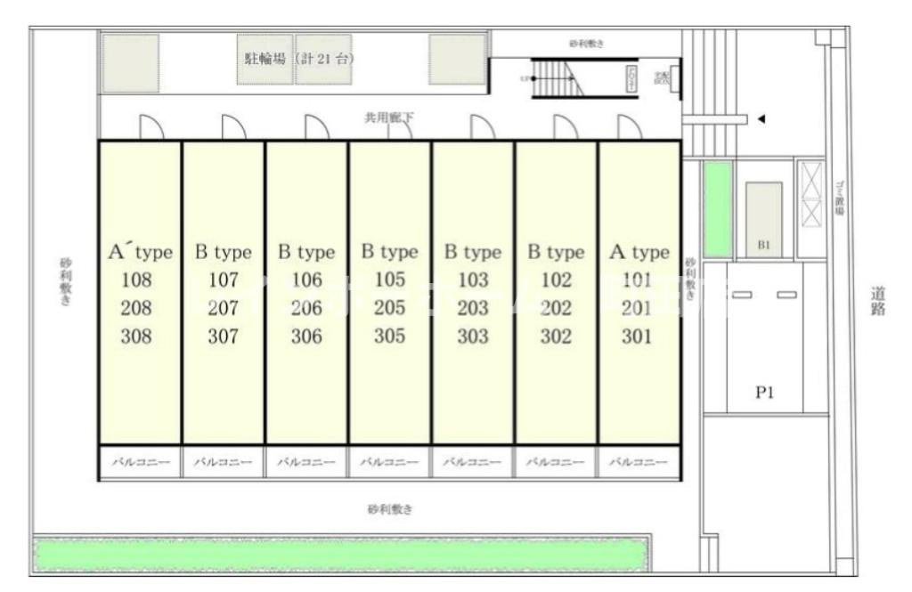 リブリ・モア※初期費用分割あと払いサービス利用可能物件の区画図