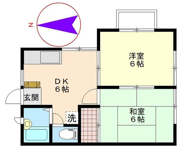 川崎市麻生区高石４丁目のアパートの間取り