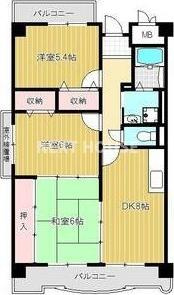 KMコートあびこの間取り
