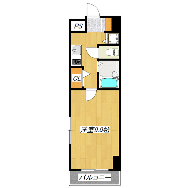 ラフィネジュ赤羽の間取り|9帖ある広めのお部屋です☆