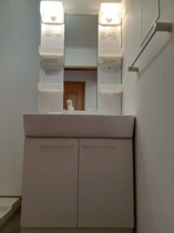 コンパクトで使いやすい洗面所