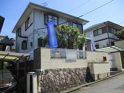 西区己斐上2丁目の前面道路含む現地写真