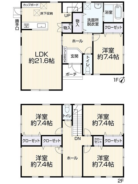 東入部１丁目戸建の間取り