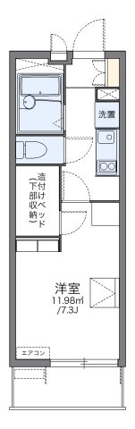 代表的な間取のため実際の間取とは異なる場合があります