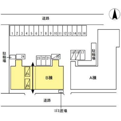 【区画図】 | レジデンス新百合ヶ丘B棟