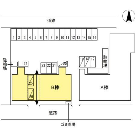 【区画図】 | レジデンス新百合ヶ丘B棟