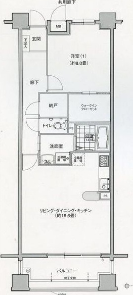 グラン・アベニュー名駅南の間取り
